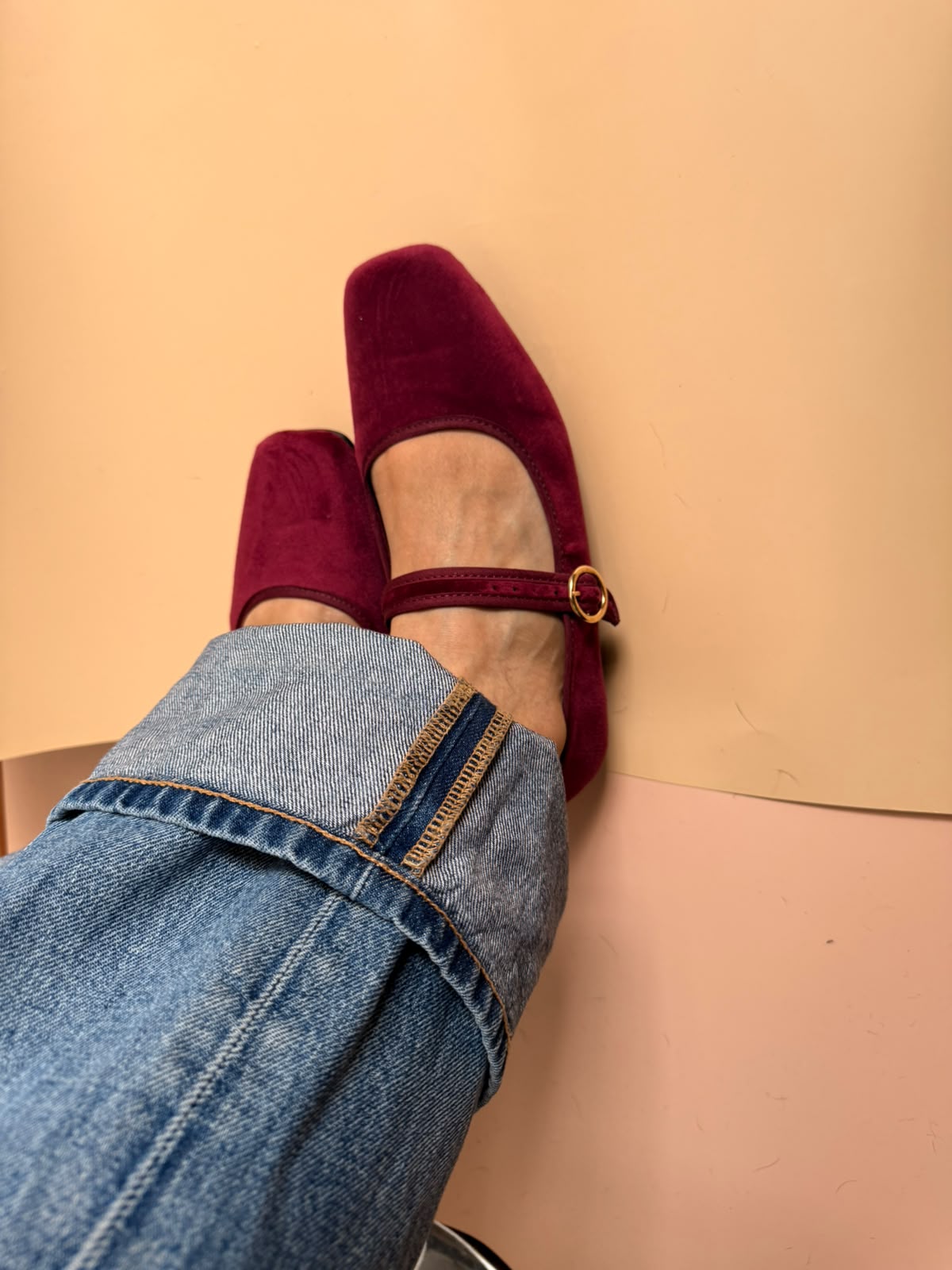 MARY JANE VERONA — BURGUNDY