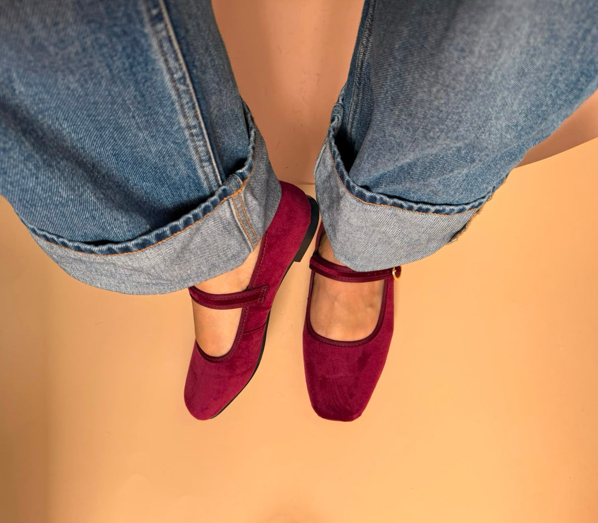 MARY JANE VERONA — BURGUNDY