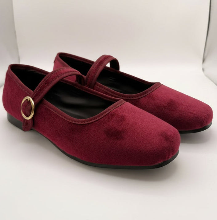 MARY JANE VERONA — BURGUNDY