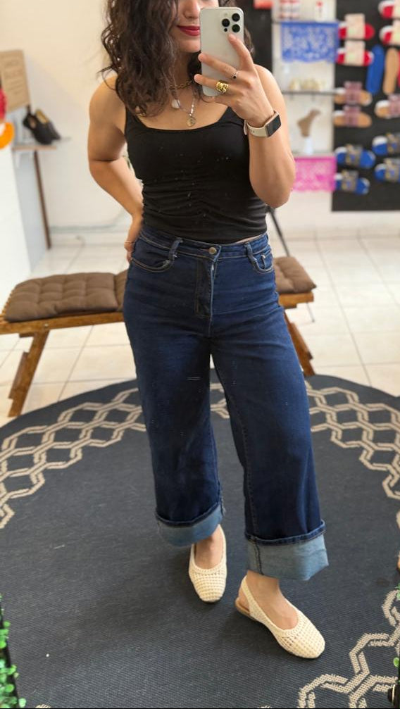 Slingback Capri Tejido — Latte