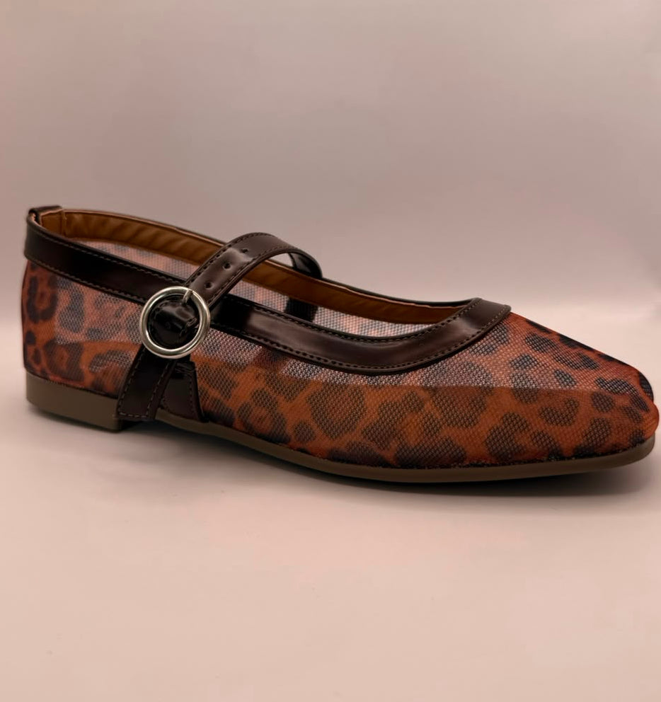 Ballerina Roma Leopard