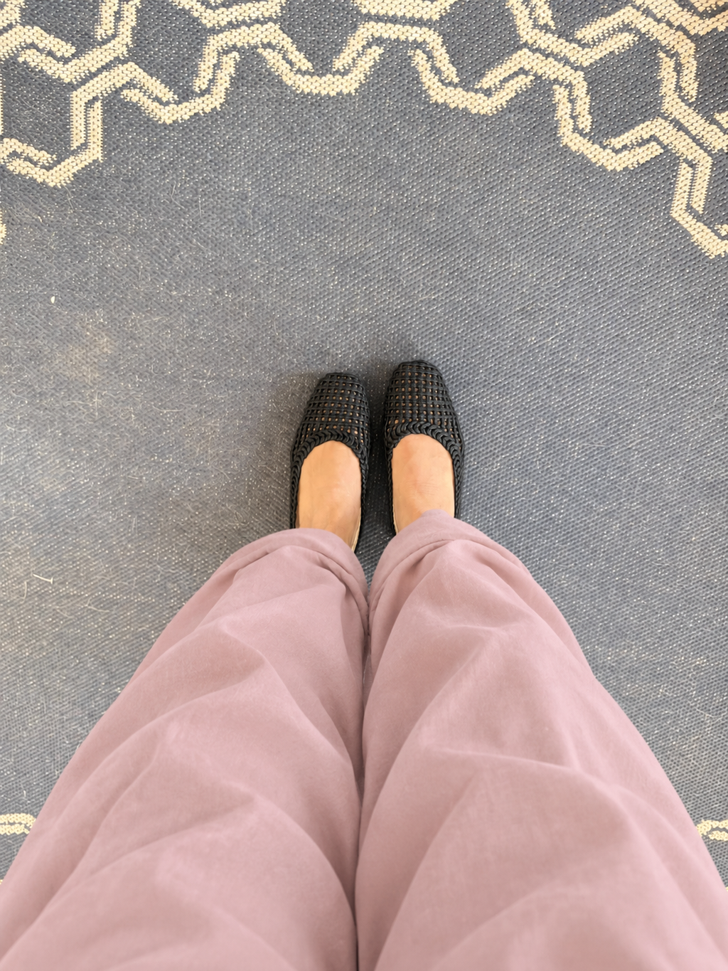 Slingback Capri Tejido — Negro